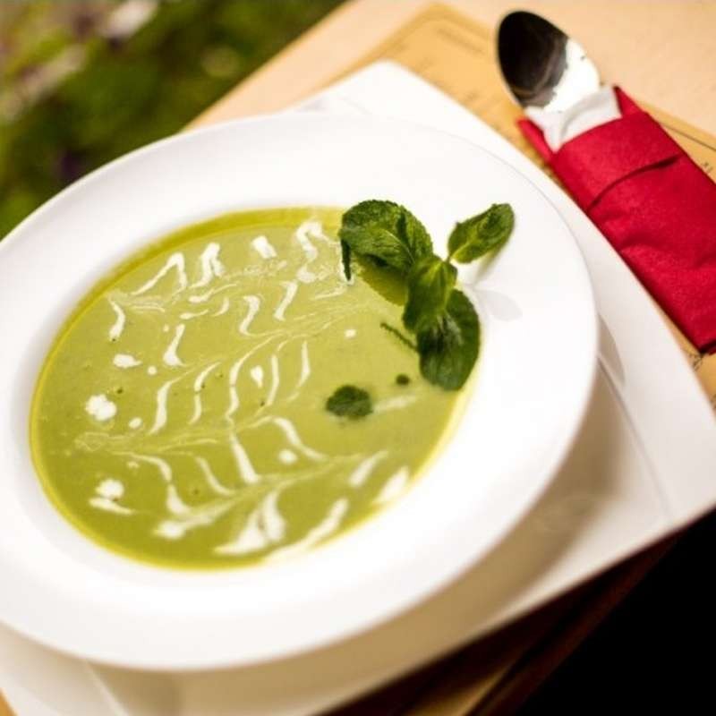 Creamy green soup (420 g)
