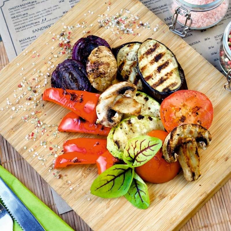 Grilled / baked veggies...