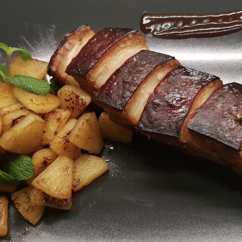 Piept de porc cu sorici...